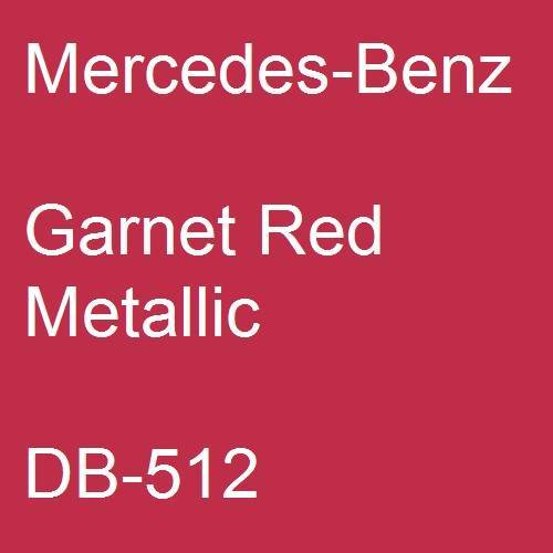 Mercedes-Benz, Garnet Red Metallic, DB-512.